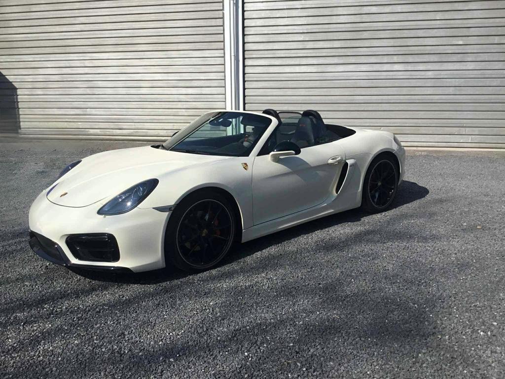 Porsche Boxster 981 GTS 70000 km, Auto's, Porsche, Automaat, Euro 5, Achterwielaandrijving, Zwart