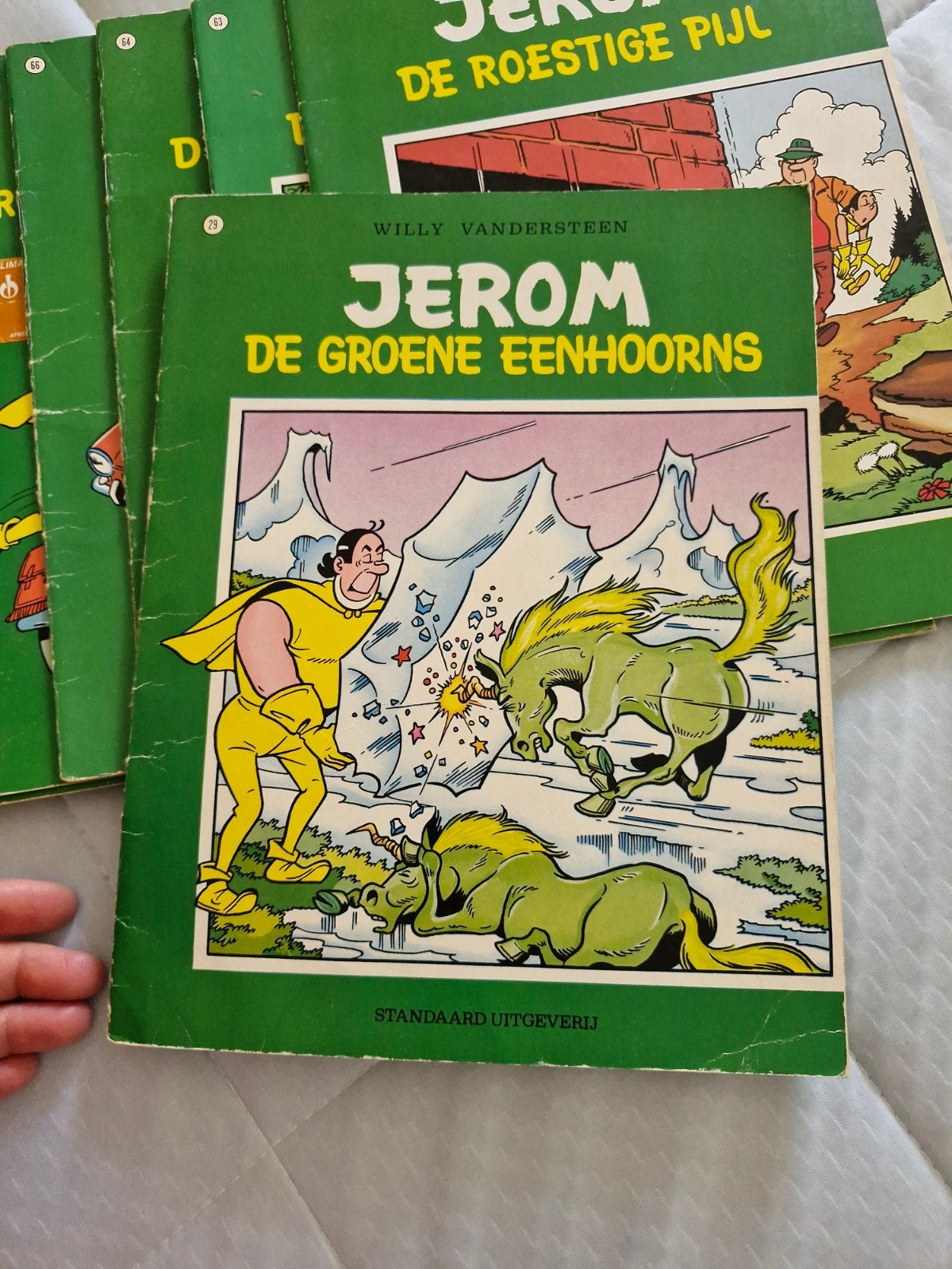 Partij Jerom strips  - 11 stuks - ALLEMAAL EERSTE DRUK, Plusieurs BD, Enlèvement ou Envoi, Willy Vandersteen, Utilisé