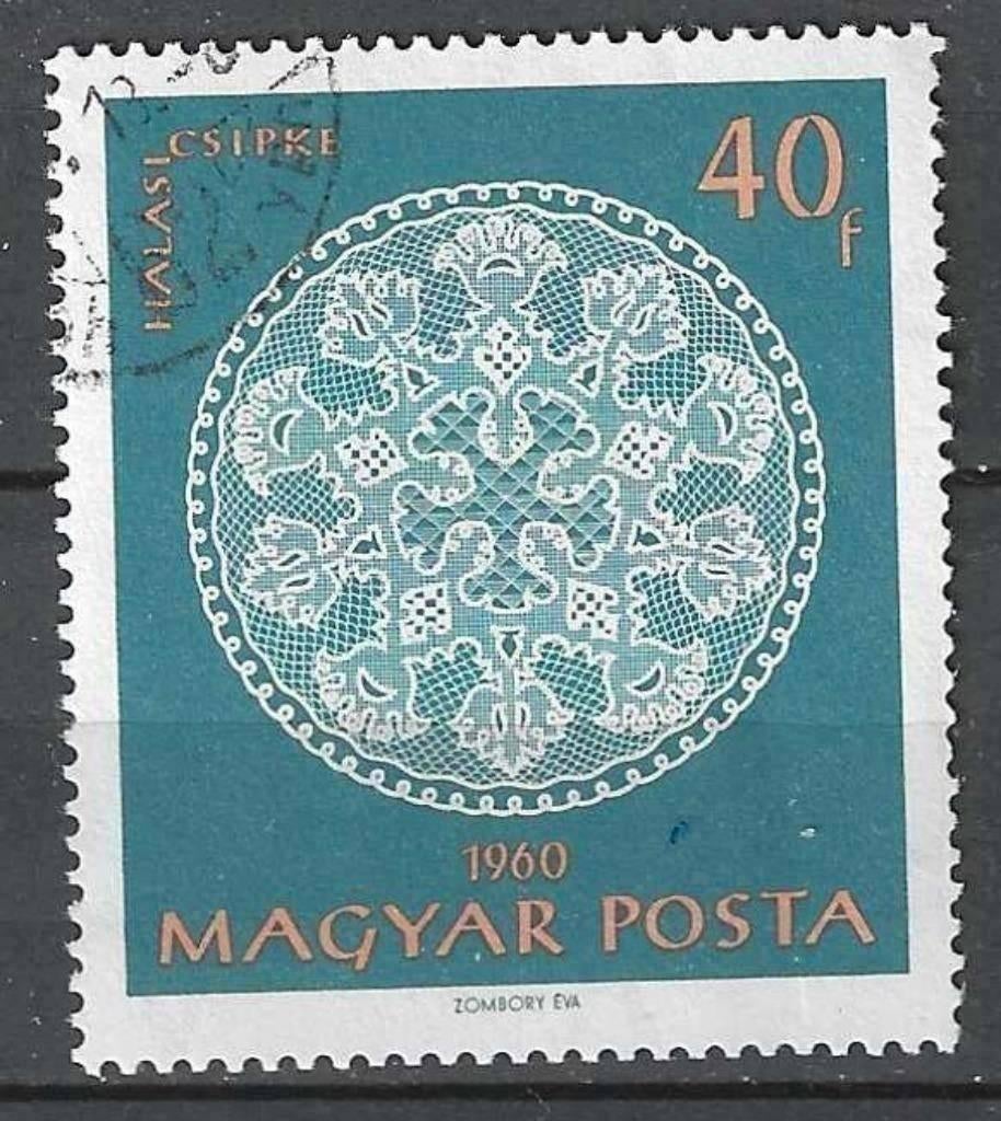 Hongarije 1960 - Yvert 1347 - Kant uit Halas  (ST), Verzenden, Gestempeld