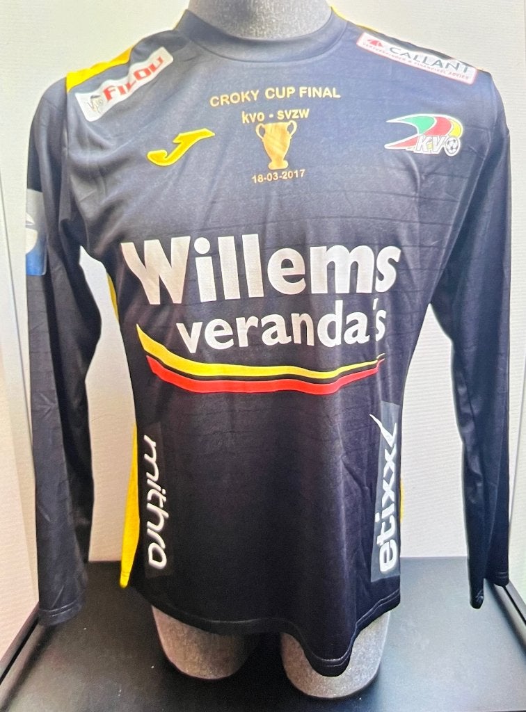 Match Issued keepershirt Sylvio Proto KV Oostende finale, Ophalen of Verzenden, Gebruikt, Shirt