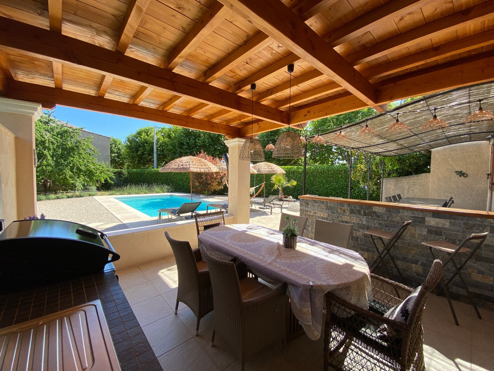 Maison de vacances avec piscine chauffée, Propriétaire, Village, Maison de campagne ou Villa, 7 personnes