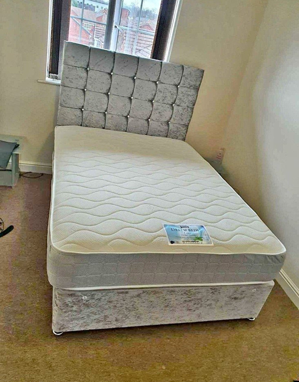 Lit Double de Haute Qualité – Confort Exceptionnel, Huis en Inrichting, Slaapkamer | Complete slaapkamers, Ophalen of Verzenden