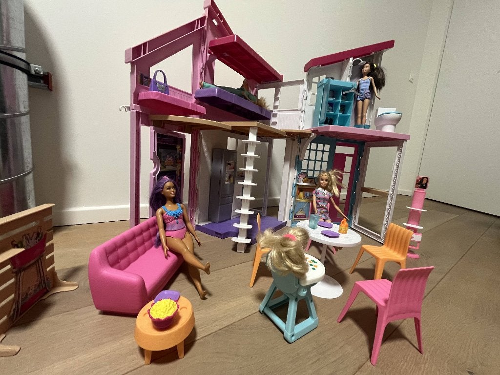 Barbiehuis, Kinderen en Baby's, Ophalen, Gebruikt, Poppenhuis