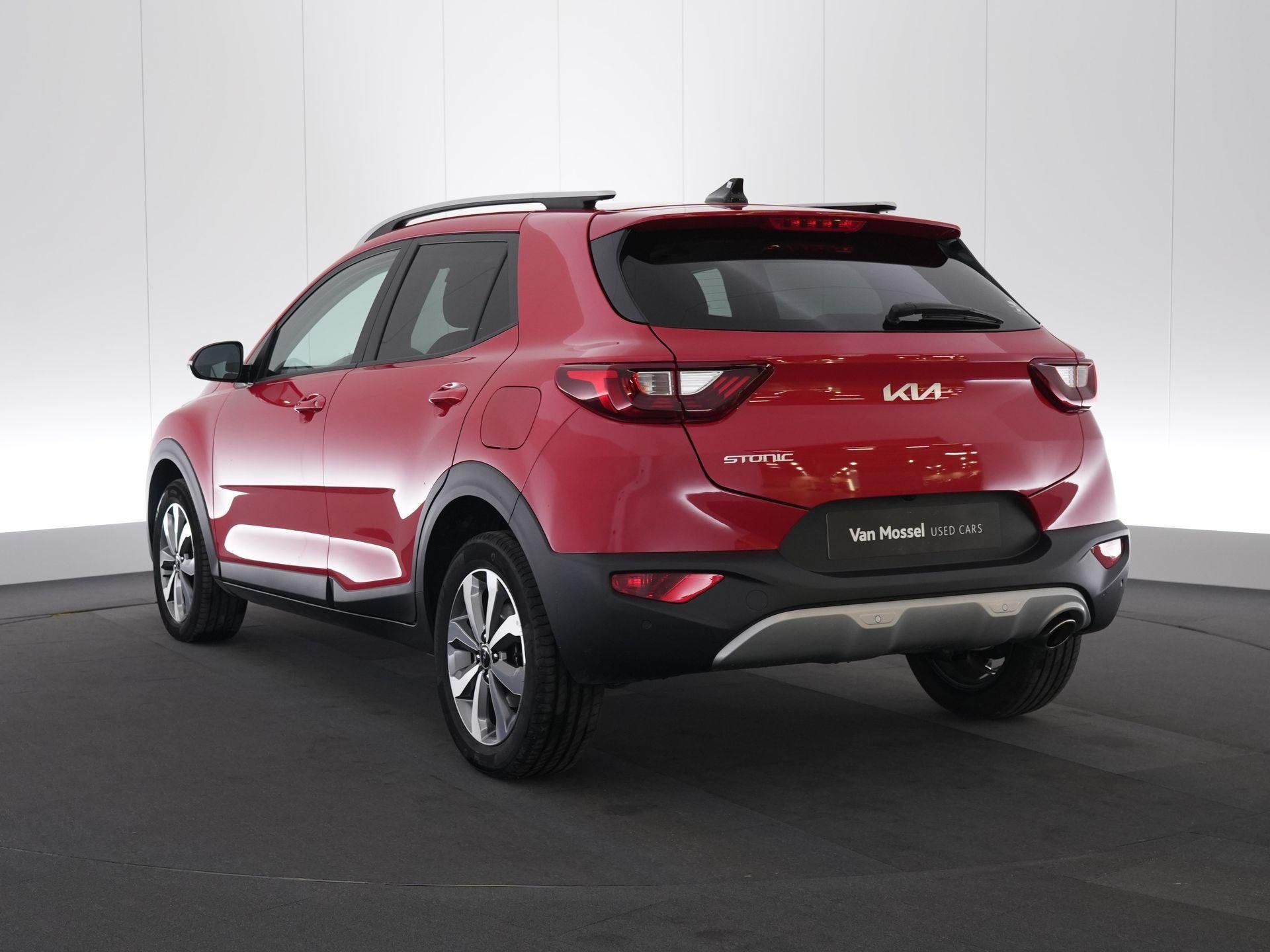 Kia Stonic 1.0 T 100 Pulse, Autos, Rouge, Entreprise, Boîte manuelle, Entretenue par le concessionnaire
