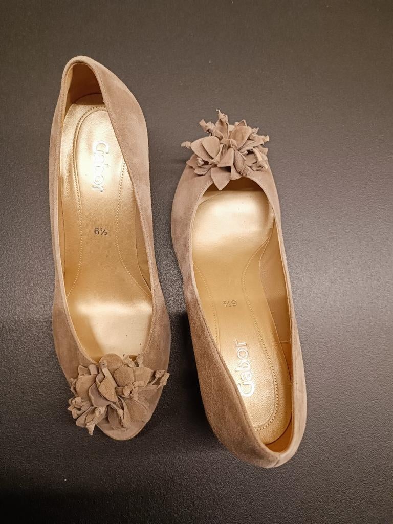 Beige Gabor schoenen met hak, Ophalen, Beige