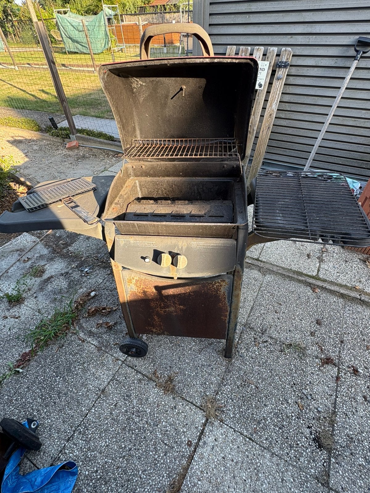 Bbq op gas, Ophalen, Gebruikt
