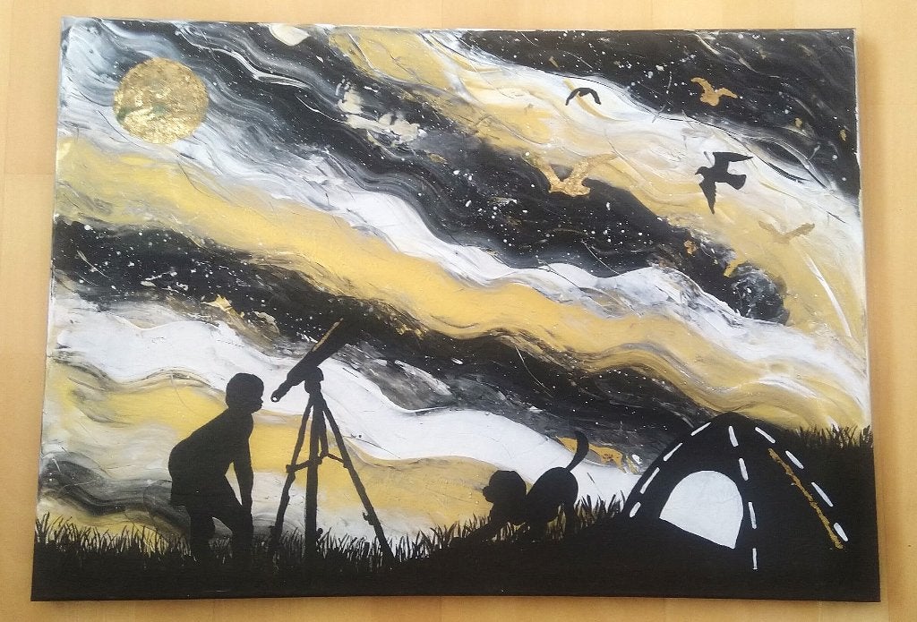 Peinture Camping Stars, Enlèvement