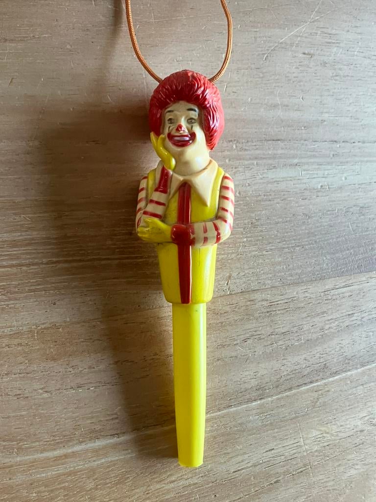 Balpen Ronald McDonald 1980, Ophalen of Verzenden, Gebruikt, Balpen, Overige merken