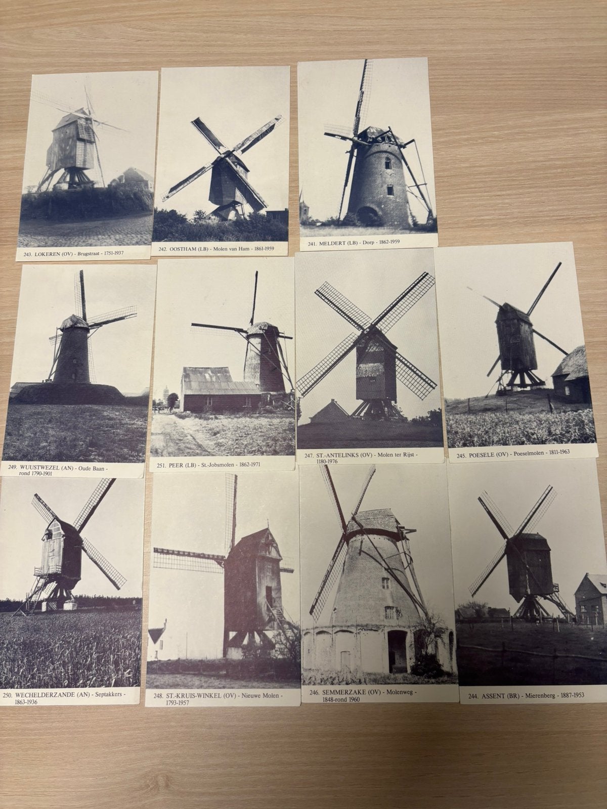 Postkaarten molens, Verzamelen, Ophalen