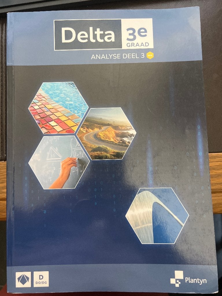 Delta 3e graad analyse deel 3, Ophalen, ASO, Wiskunde A, Plantyn