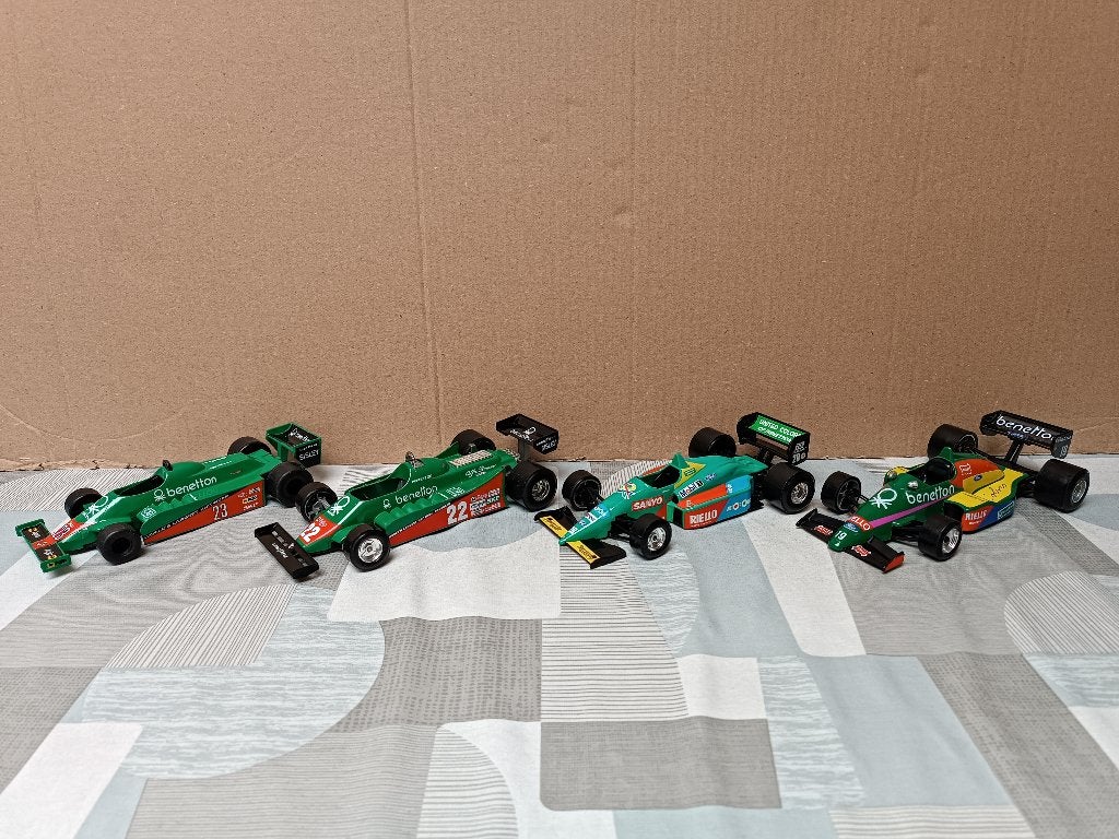 F1 - Bburago - Polistil - Mira - Formule 1 - Benetton - Ford, Verzamelen, Ophalen of Verzenden, Gebruikt, Formule 1