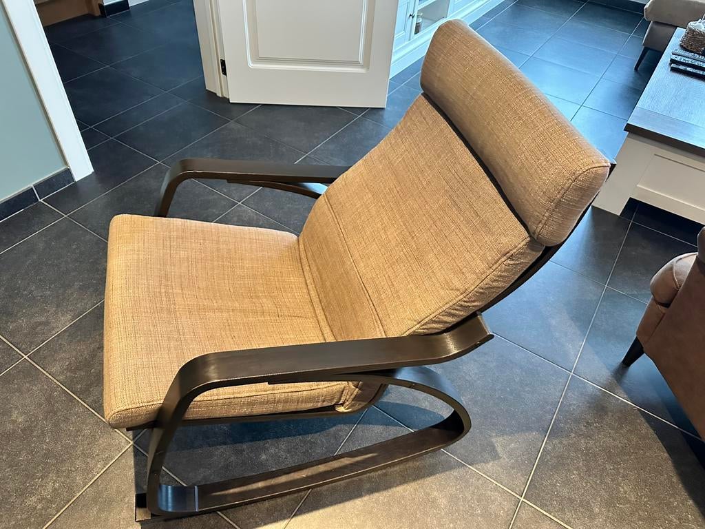 Ikea poang schommelstoel bruin, Huis en Inrichting, Ophalen, Gebruikt