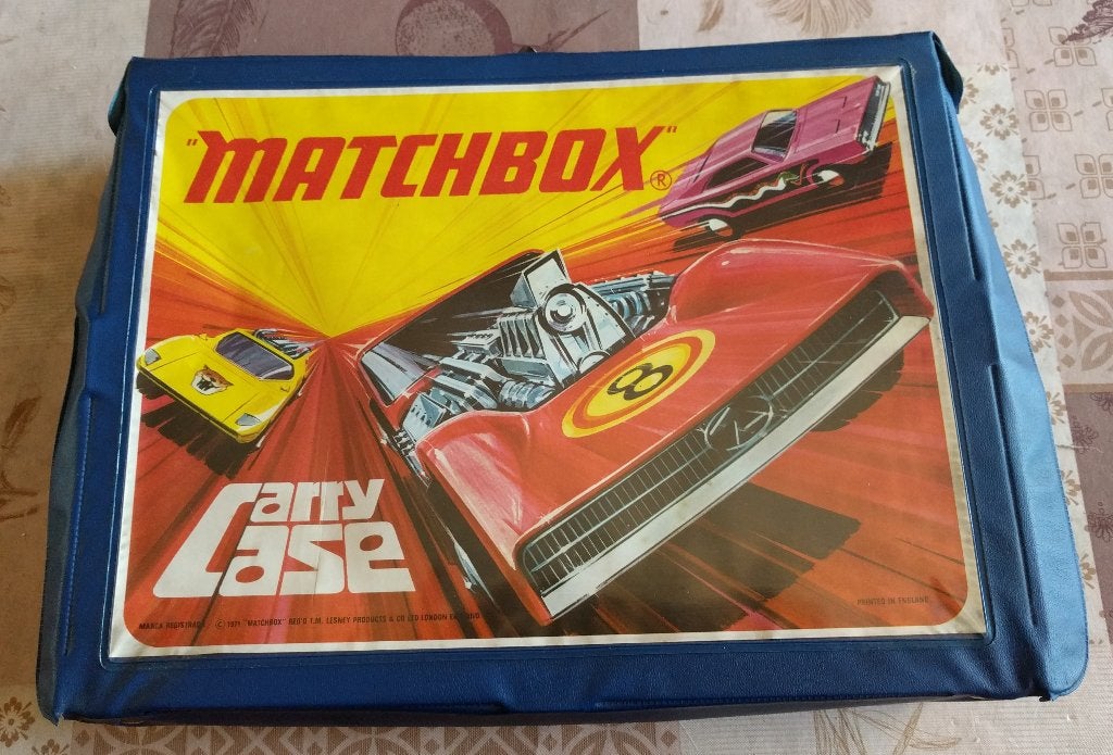 Matchbox koffer met 48 modellen, Ophalen, Gebruikt, Auto