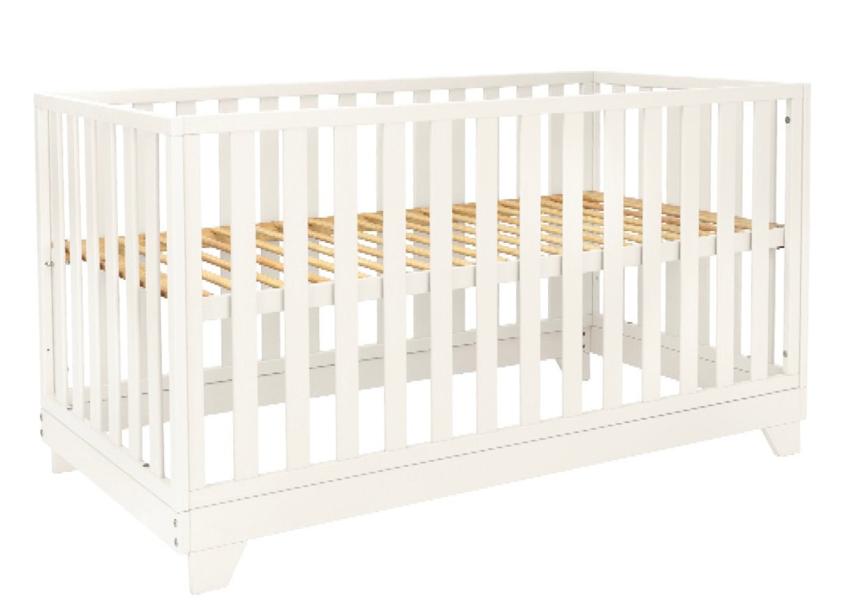 Meegroei ledikant Colorfull Home Lois V2 – 70x140, Ophalen, 70 cm of minder, Wit, 190 cm of minder
