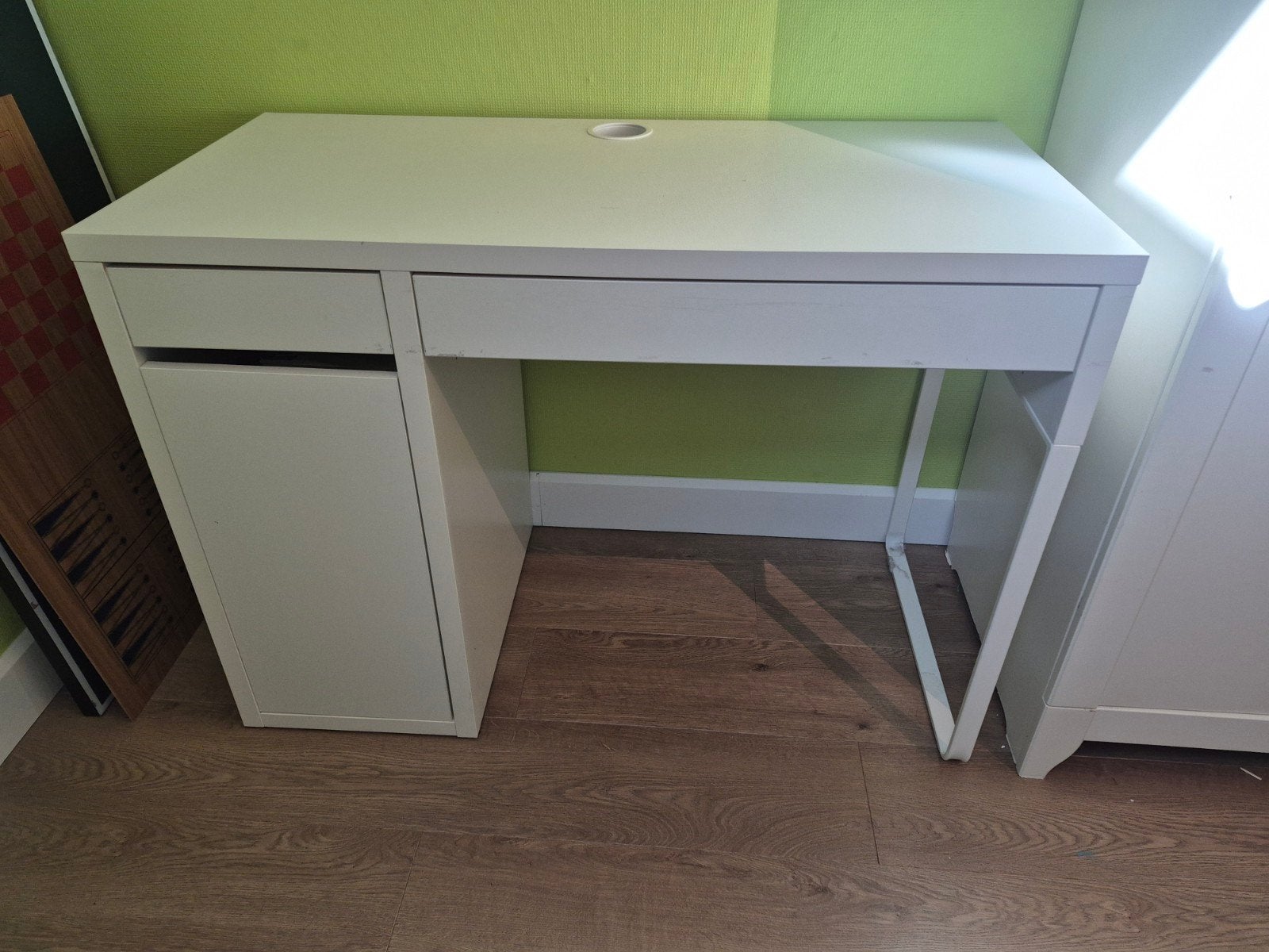 wit bureau, Ophalen, Gebruikt, IKEA, Wit
