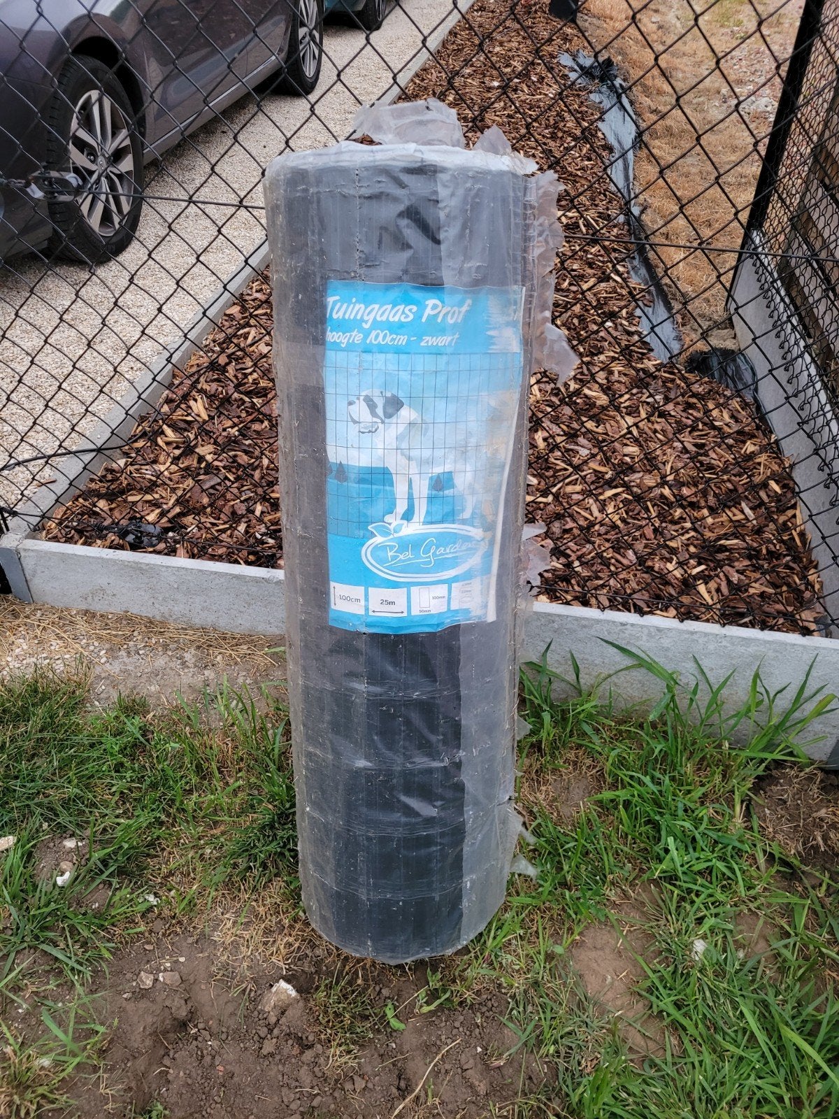 Tuingaas zwart 1m x 25m, Enlèvement