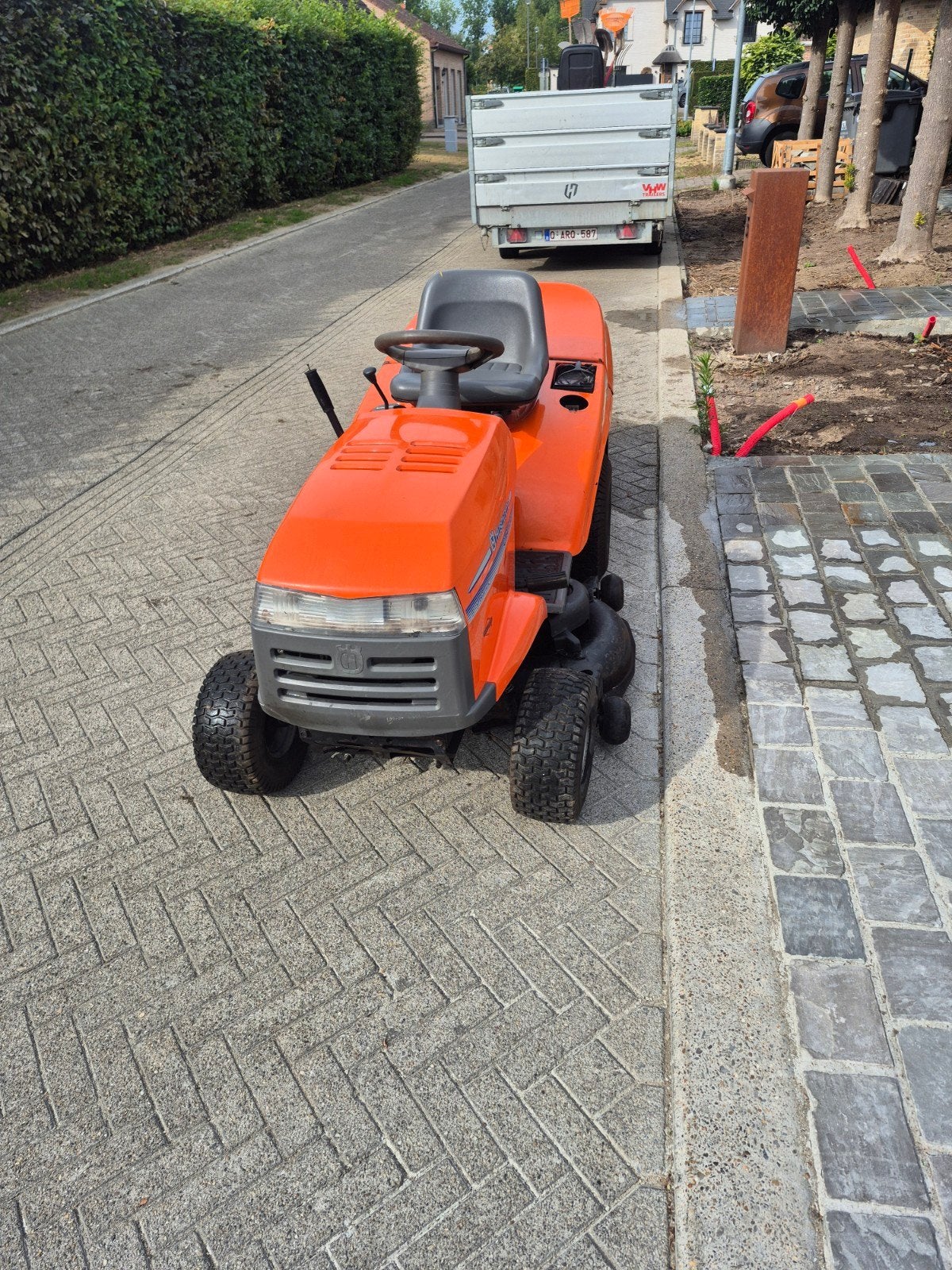zitmaaier husqvarna, Ophalen