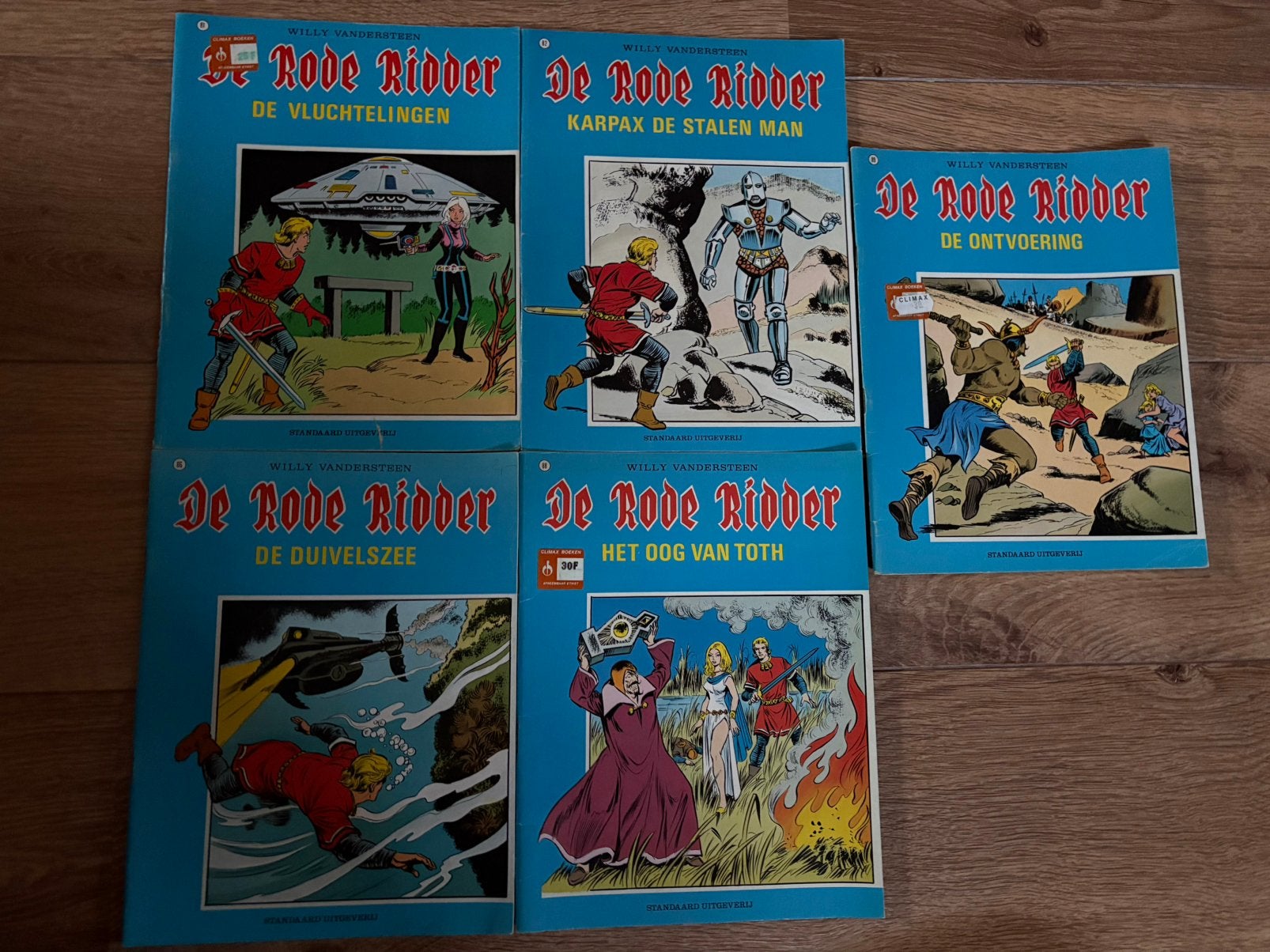 Strips De Rode Ridder, Boeken, Meerdere stripboeken, Ophalen of Verzenden, Gelezen