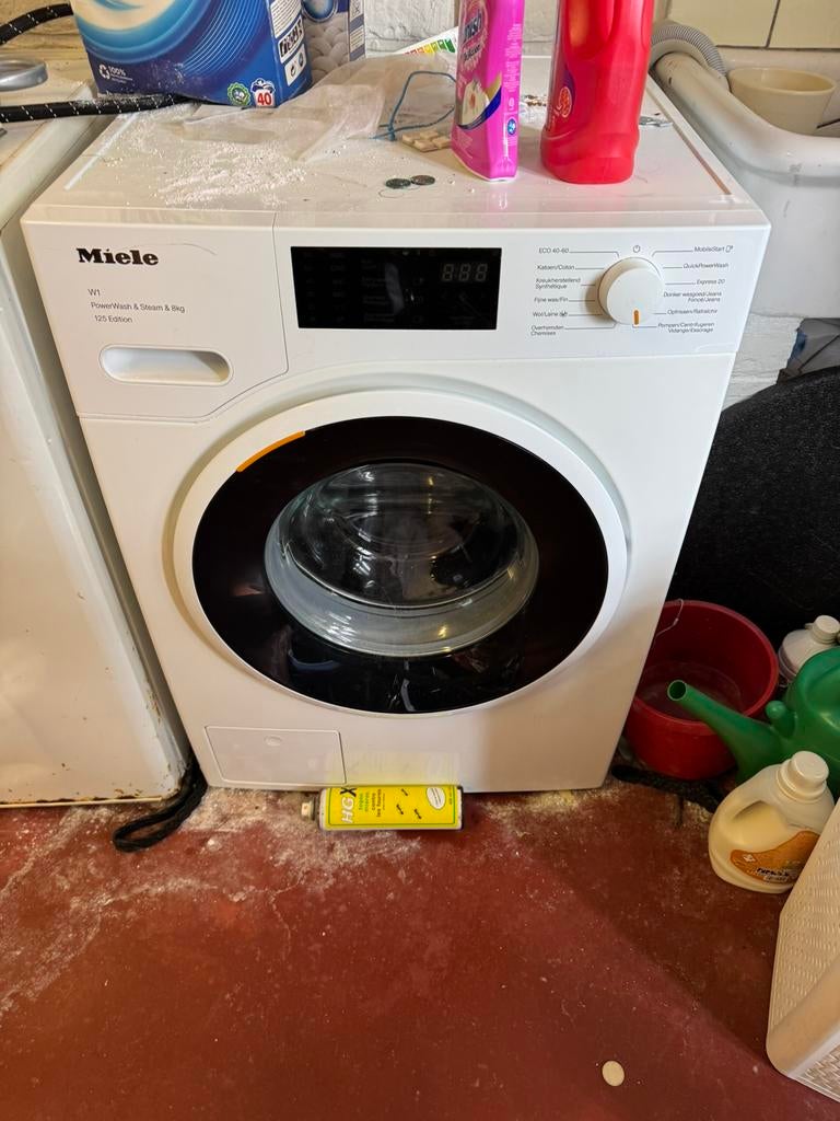Miele wasmachine wwb380 wcs 125 edition 8kg, Elektronische apparatuur, Wasmachines, Ophalen, Zo goed als nieuw