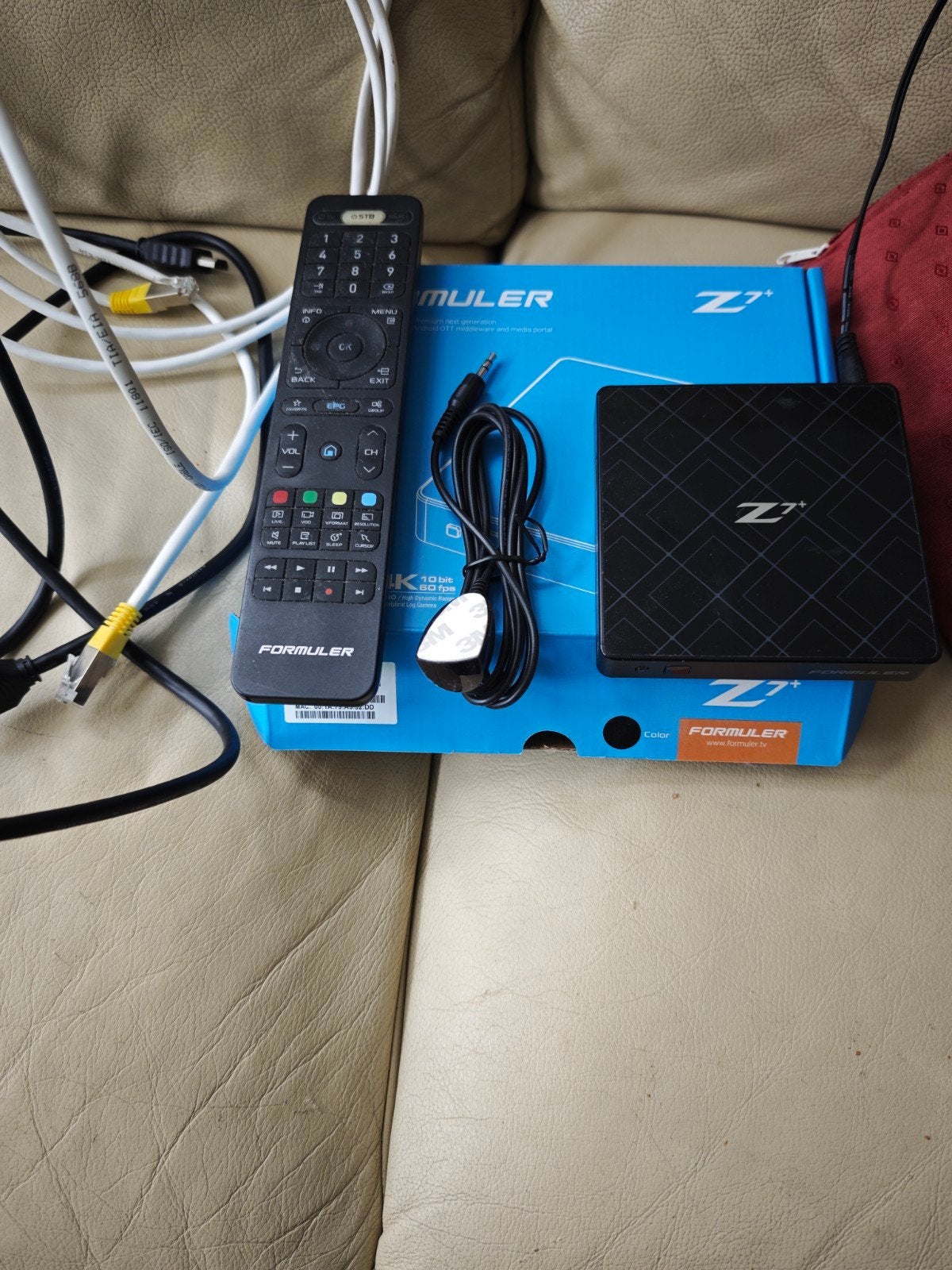 Boîtier TV Formuler Z7+ Pack Complet avec Boîte, Enlèvement ou Envoi, Utilisé, Ultra HD (4K), Formuler Z7+