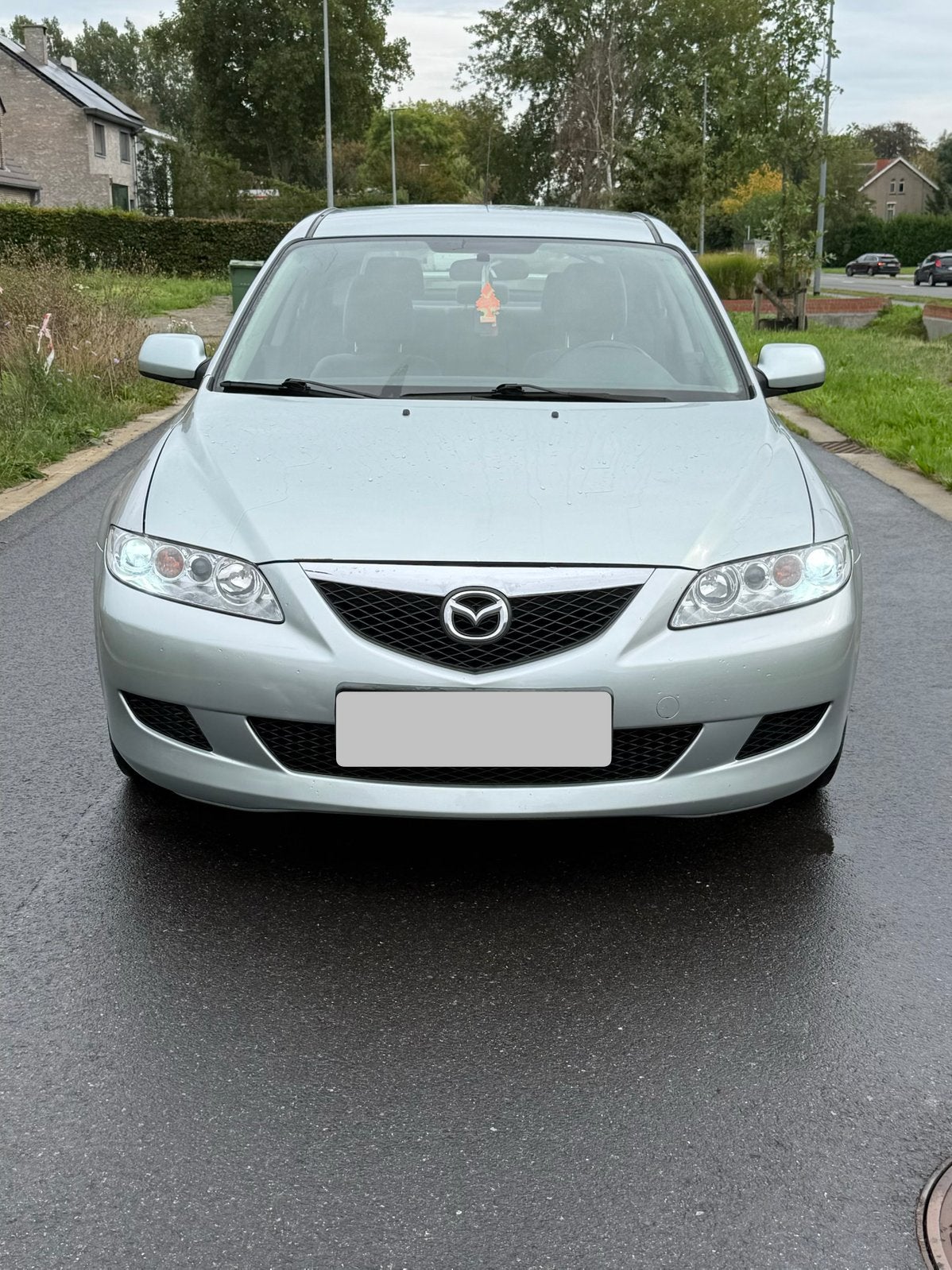 Mazda 6 diesel euro4, Auto's, Voorwielaandrijving, Stof, Blauw, Particulier