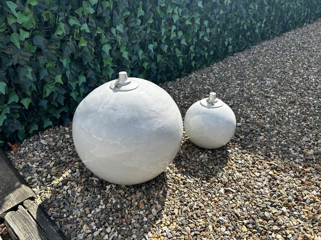 Outdoor Olielamp x2, Enlèvement, Céramique, Lampe à huile, Design