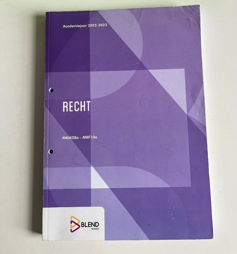 droit, Livres, Livres d'étude & Cours, Envoi, Comme neuf, Enseignement supérieur professionnel, Van In
