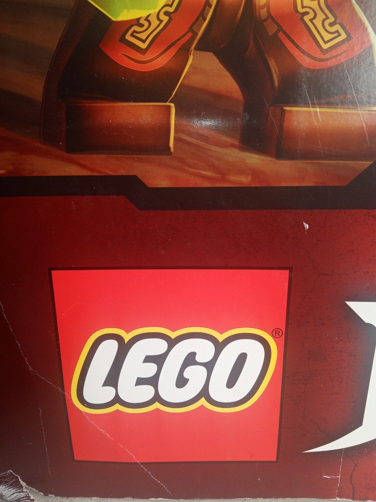 LEGO kartonnen reclame bord Hoogte ca: 1m50, Ophalen