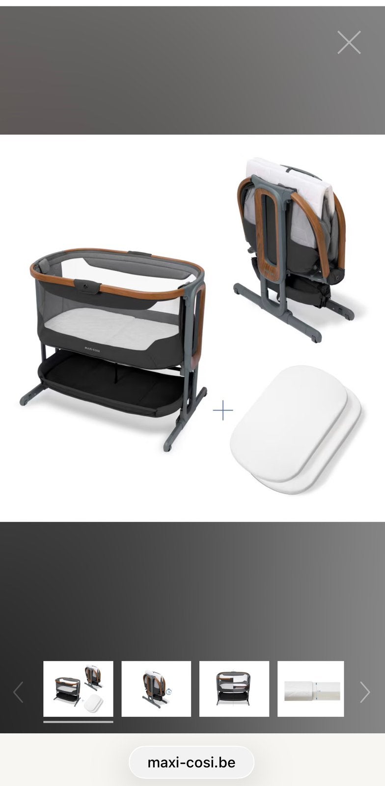 Couchette d'appoint Maxi-Cosi Iora Pro - Elegance Graphite, Enlèvement, Neuf
