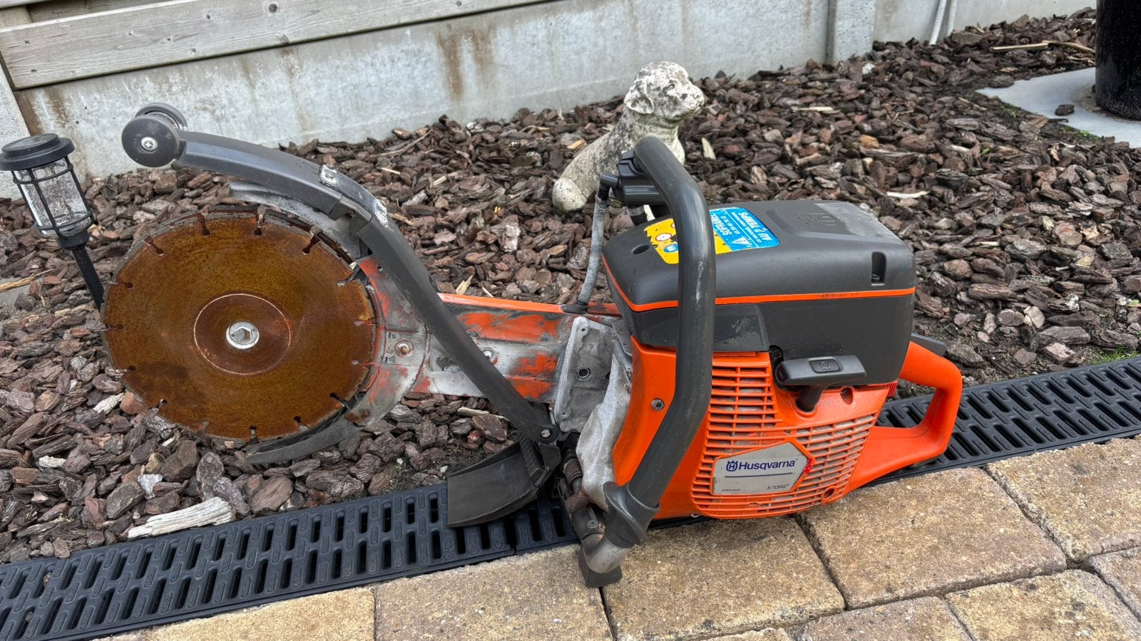 Husqvarna K760 CUT-N-BREAK, Ophalen, Gebruikt