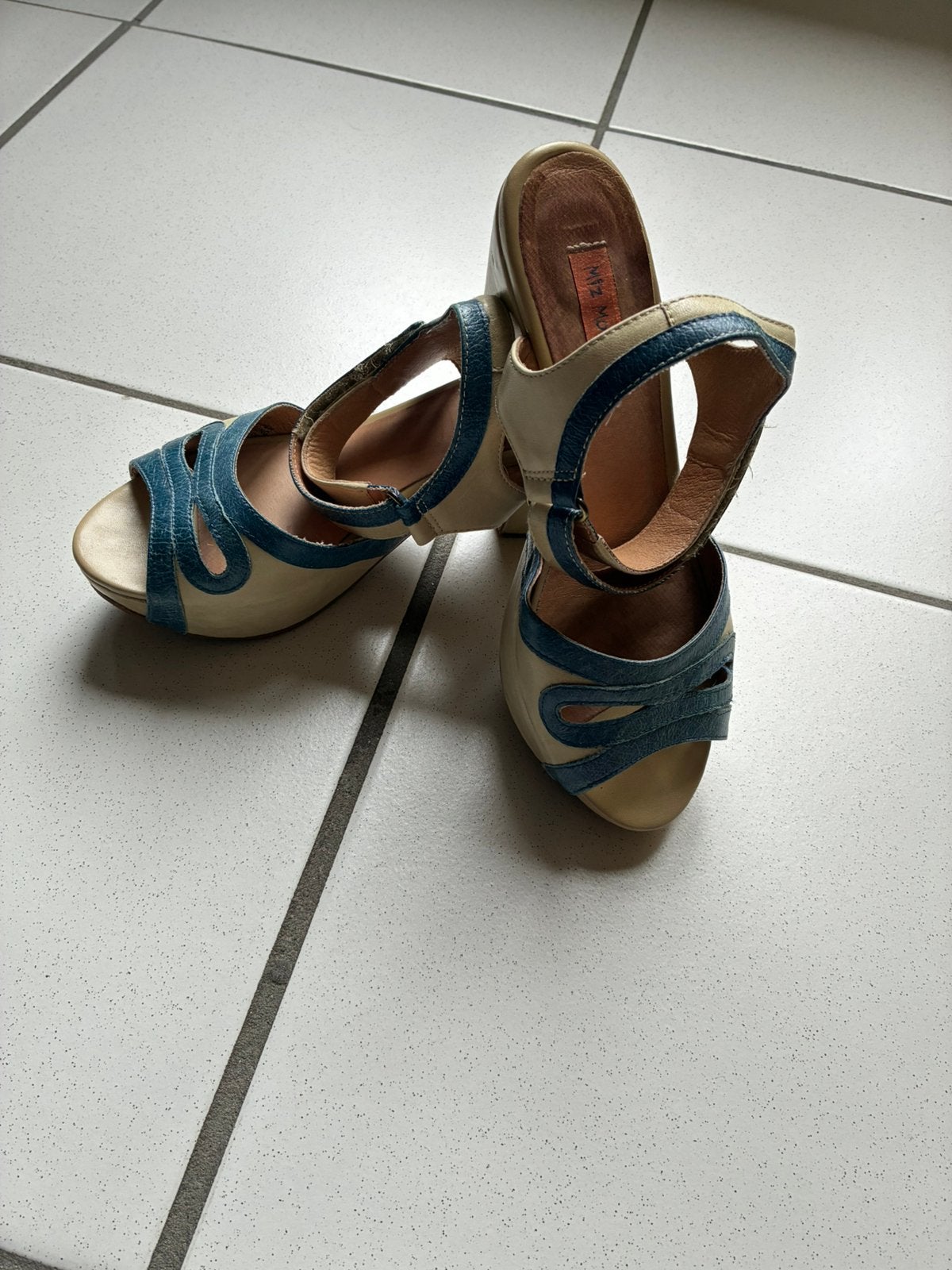 Sandalen maat 37, Kleding | Dames, Schoenen, Ophalen, Blauw, Sandalen of Muiltjes, Zo goed als nieuw