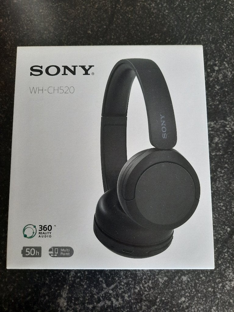 Hoofdtelefoon Sony WH-CH520, Ophalen, Draadloos, Nieuw, On-ear