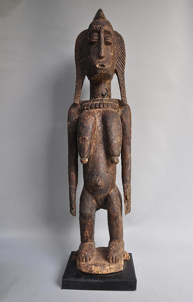 Statue d'ancêtre Baoulé féminine - Côte d'Ivoire - ca 1970, Enlèvement ou Envoi