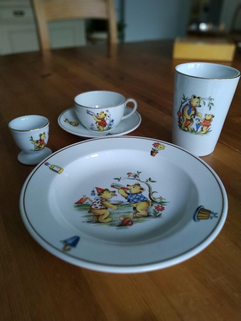 kinderservies, Ophalen of Verzenden, Zo goed als nieuw, Overige typen