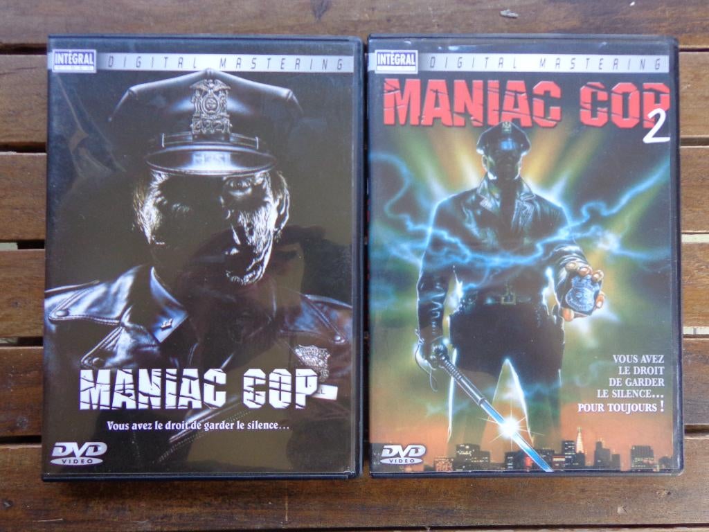 )))  Maniac Cop 1 & 2  //  Horreur  (((, À partir de 12 ans, Enlèvement ou Envoi, Comme neuf, Autres genres