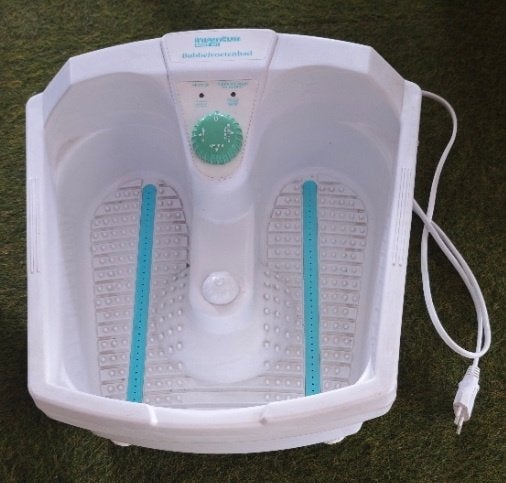 Voetbad met bubbelmassage, Ophalen, Zo goed als nieuw, Apparaat