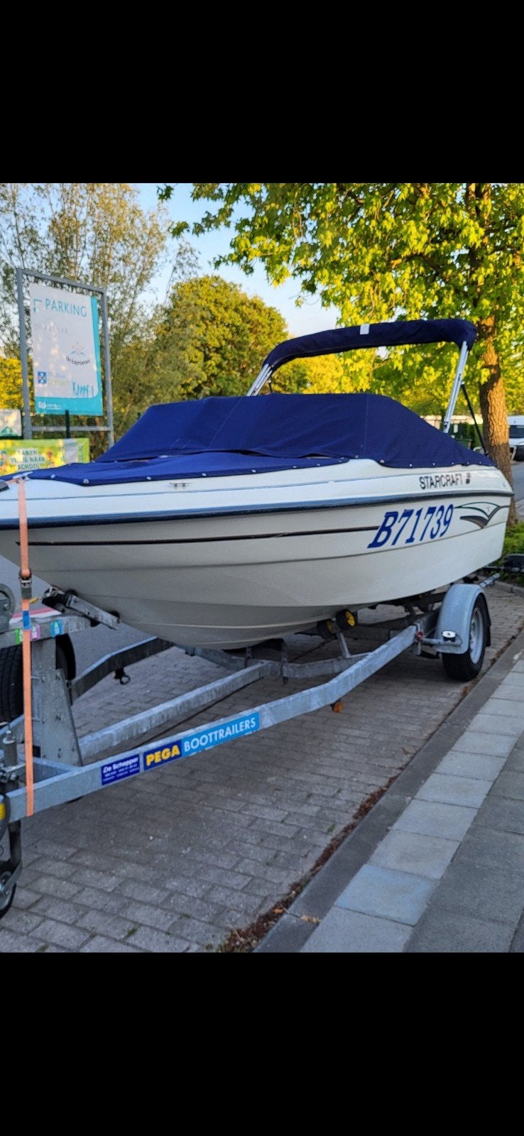 Speedboot Bowrider Starcraft 1710 mercruiser 3.0, Watersport en Boten, Speedboten, Ophalen, Overige merken, Gebruikt, Binnenboordmotor