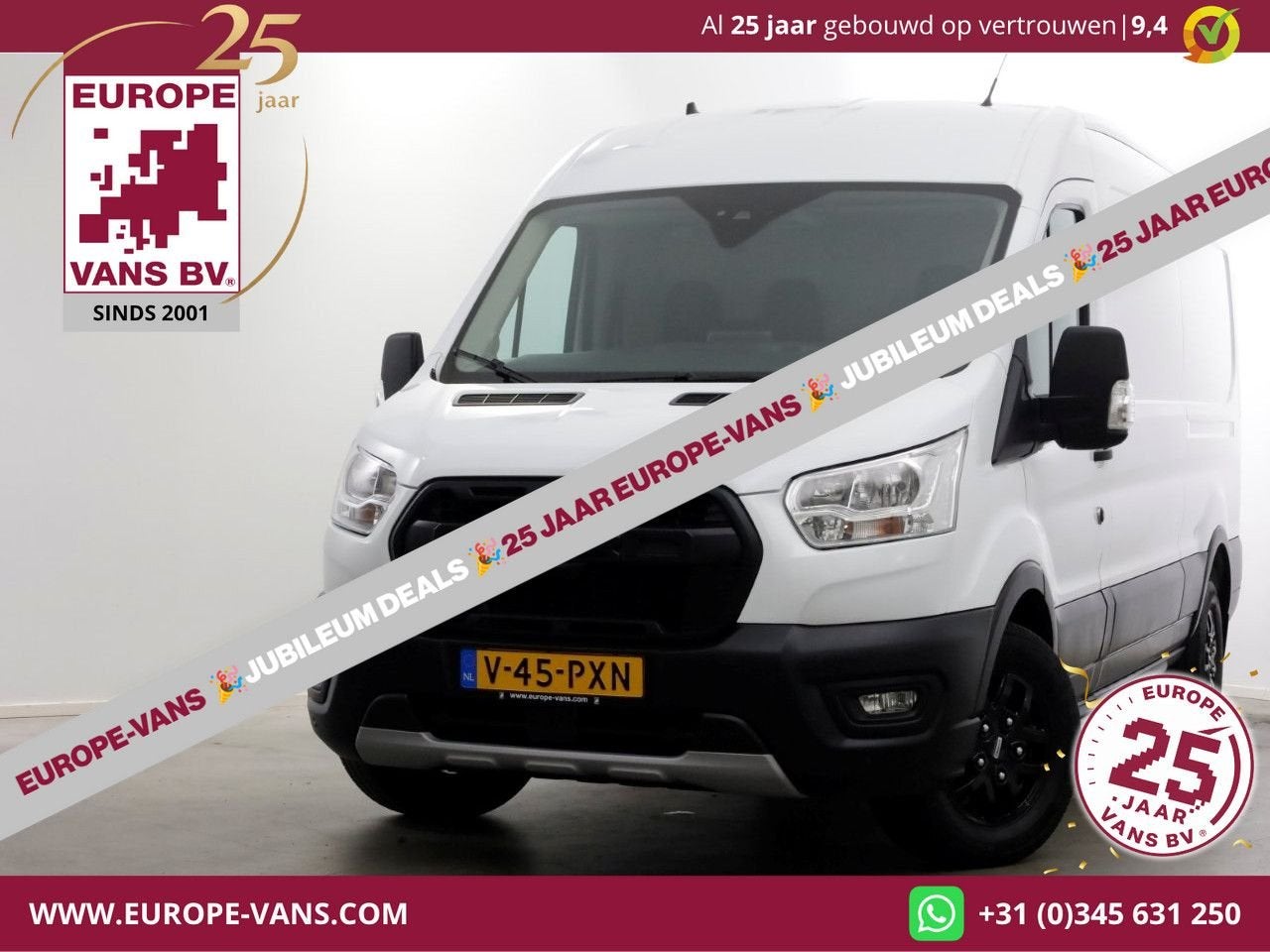 Ford Transit 350 2.0 TDCI 170pk L3H2 Trail Airco/ACC/Camera, Achat, Entreprise, 215 g/km, Diesel