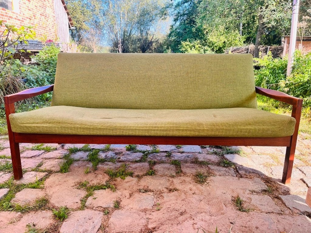 Canapé 3 places vintage, Trois personnes, Moins de 75 cm, Enlèvement, Utilisé