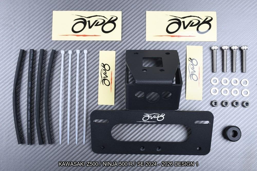 Support de plaque KAWASAKI Z500 / NINJA 500 R / SE 2024 2026
