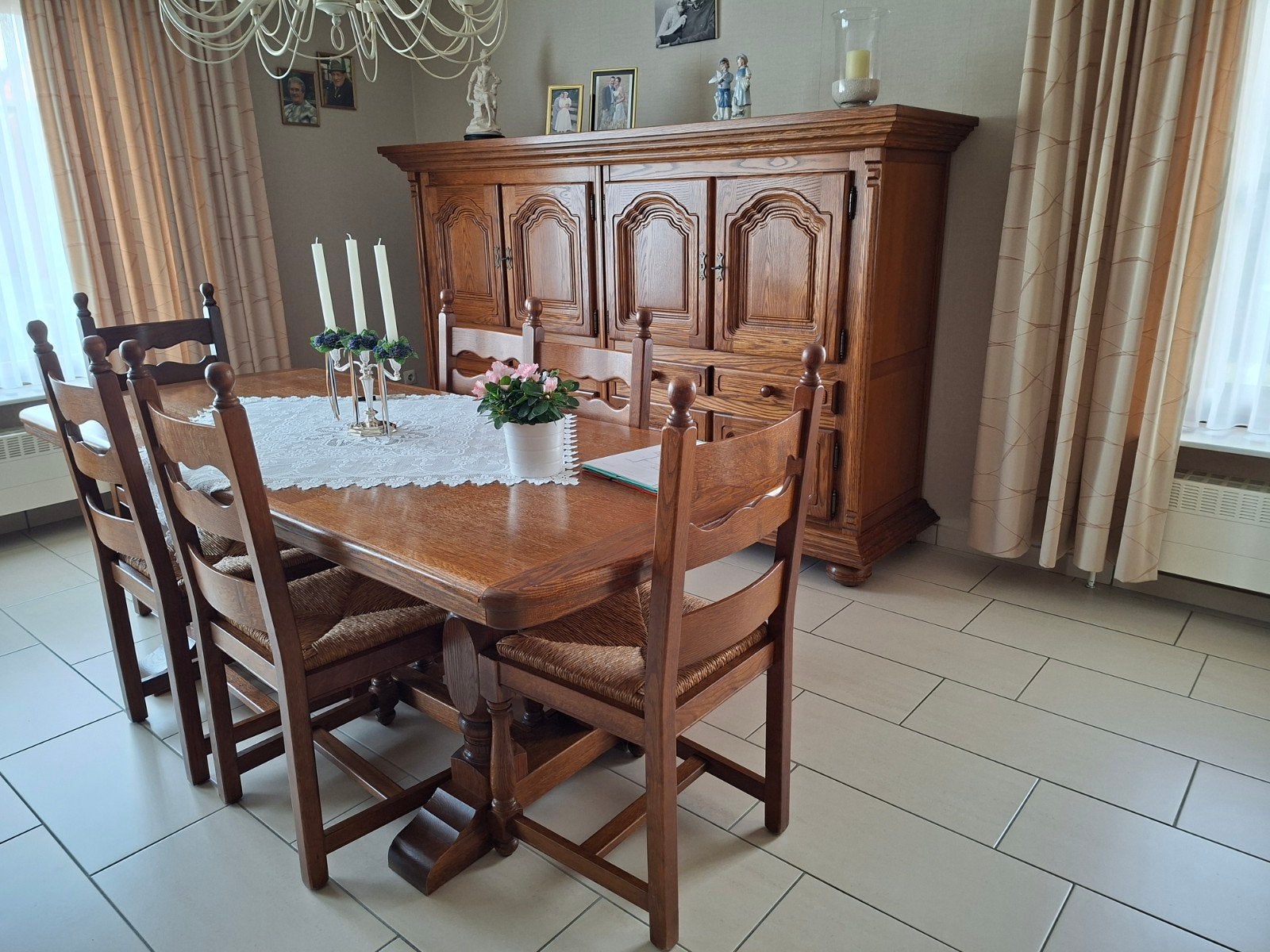 eetkamer en salon, Enlèvement, Utilisé, Klassiek, 4 à 6 chaises