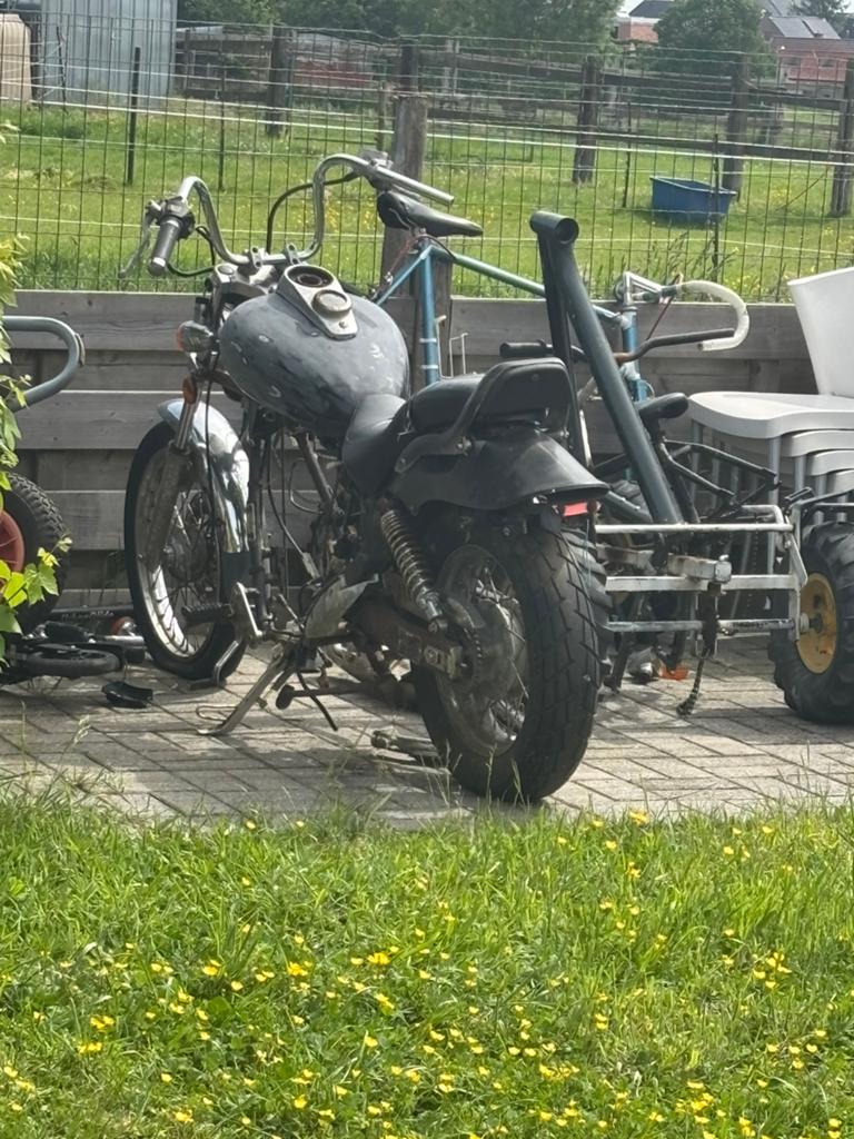 Riaggo prince 125cc chopper moet weg, Ophalen