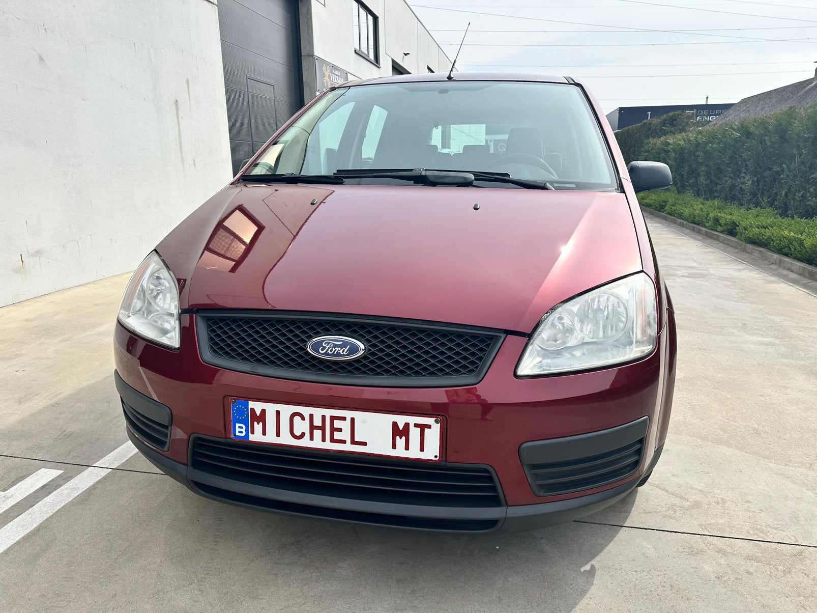 Ford Focus C-Max 1.6 Essence | 72.000 KM | Garantie 1 an !, Rouge, Achat, Entreprise, Boîte manuelle