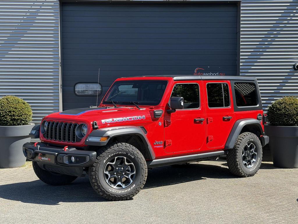 Jeep Wrangler Unlimited 4xe 380 Rubicon Afneembare Dakdelen, Auto's, Jeep, Automaat, 4 deurs, Euro 6, 4 cilinders