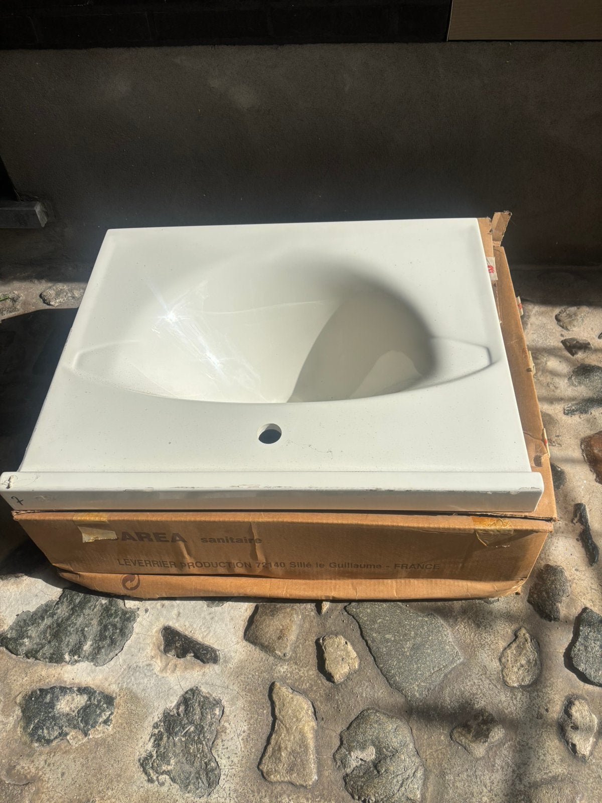 Lavabo simpel model, Huis en Inrichting, Ophalen, Gebruikt