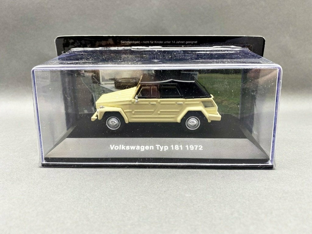 VOLKSWAGEN Typ 181 bâché 1972 VW 1/43 Ixo UH NEUVE+BOITIER, Ophalen, Nieuw, Auto, Universal Hobbies