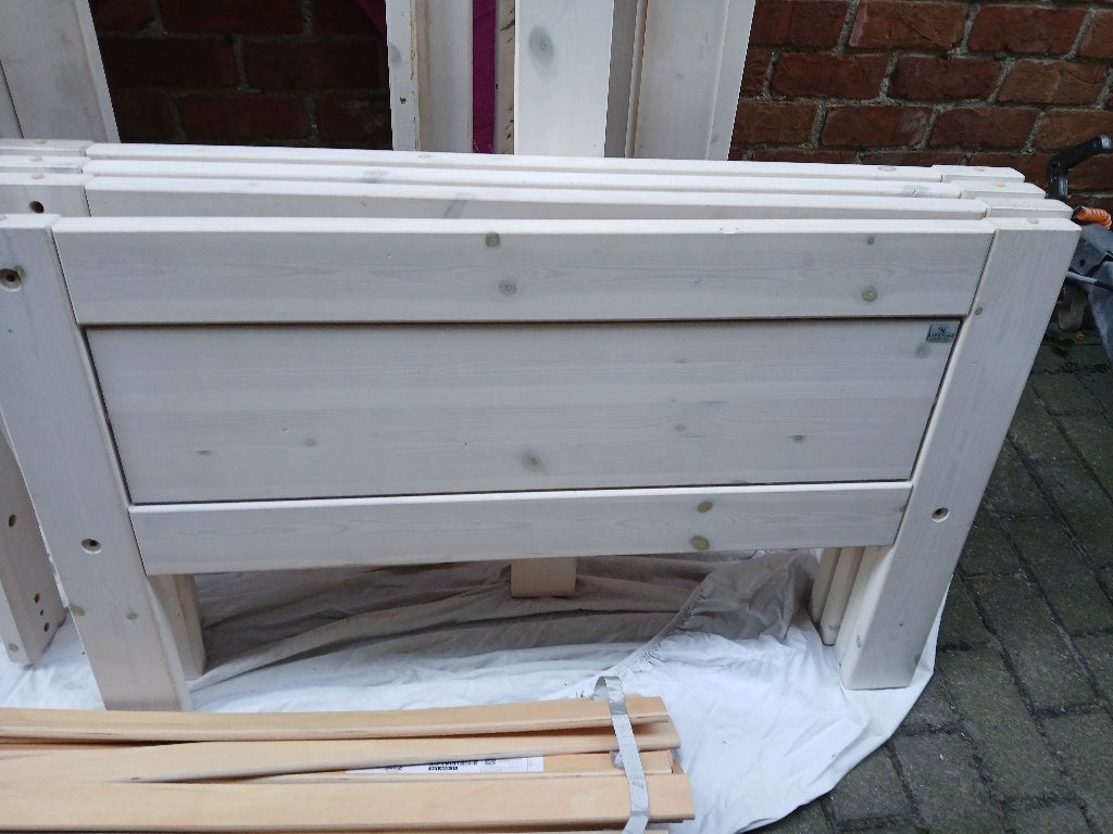 Stapelbed, Huis en Inrichting, Ophalen, 90 cm, Eenpersoons, 200 cm