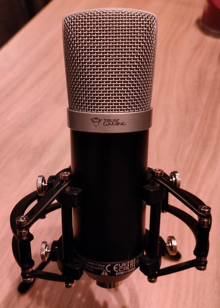 USB studio microfoon Trust Emita twv 75 euro, Musique & Instruments, Microphones, Enlèvement, Neuf, Micro studio