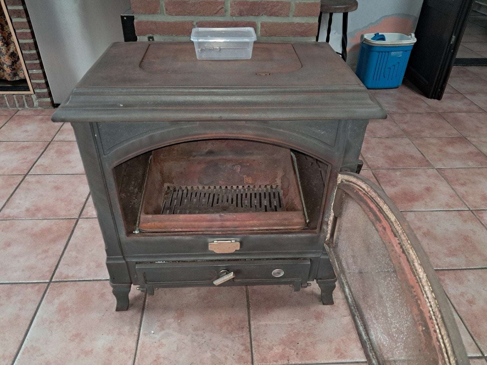 poele effel harmony 14kw, Maison & Meubles, Enlèvement, Utilisé, Bois