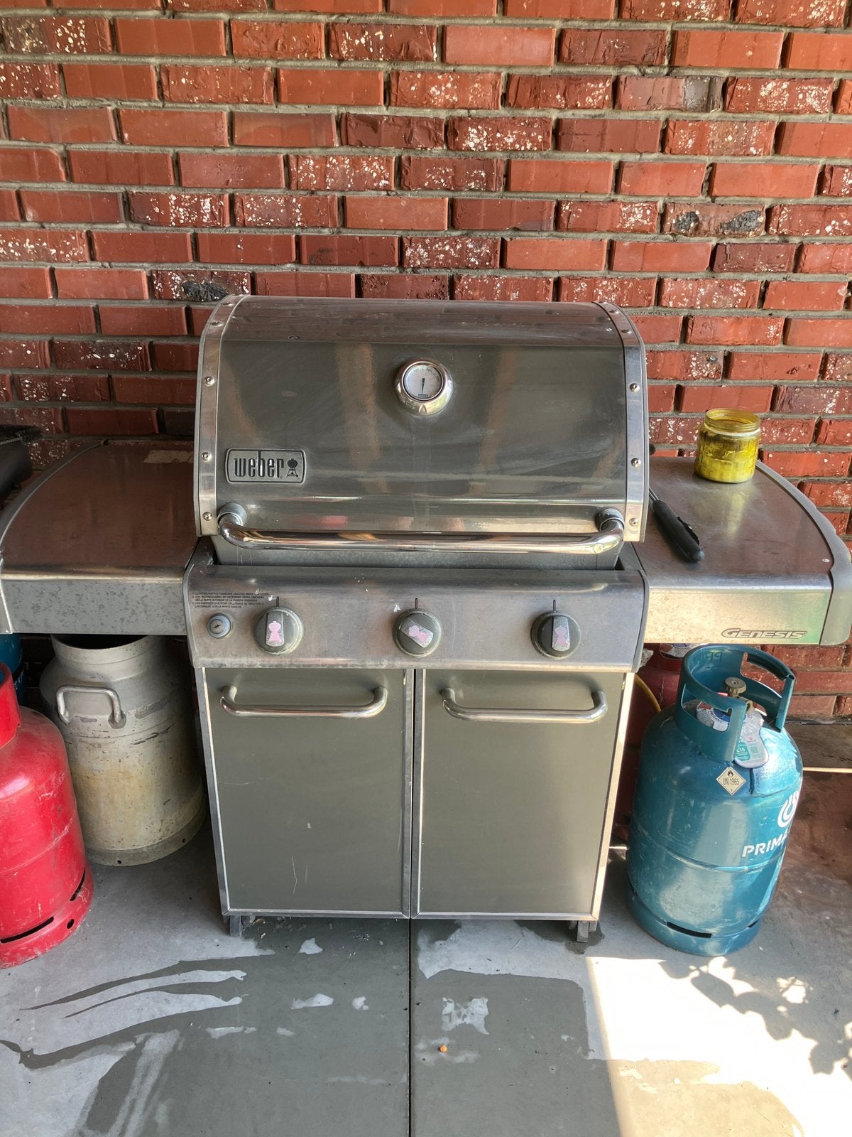 Weber genesis gasbarbecue, Ophalen, Gebruikt